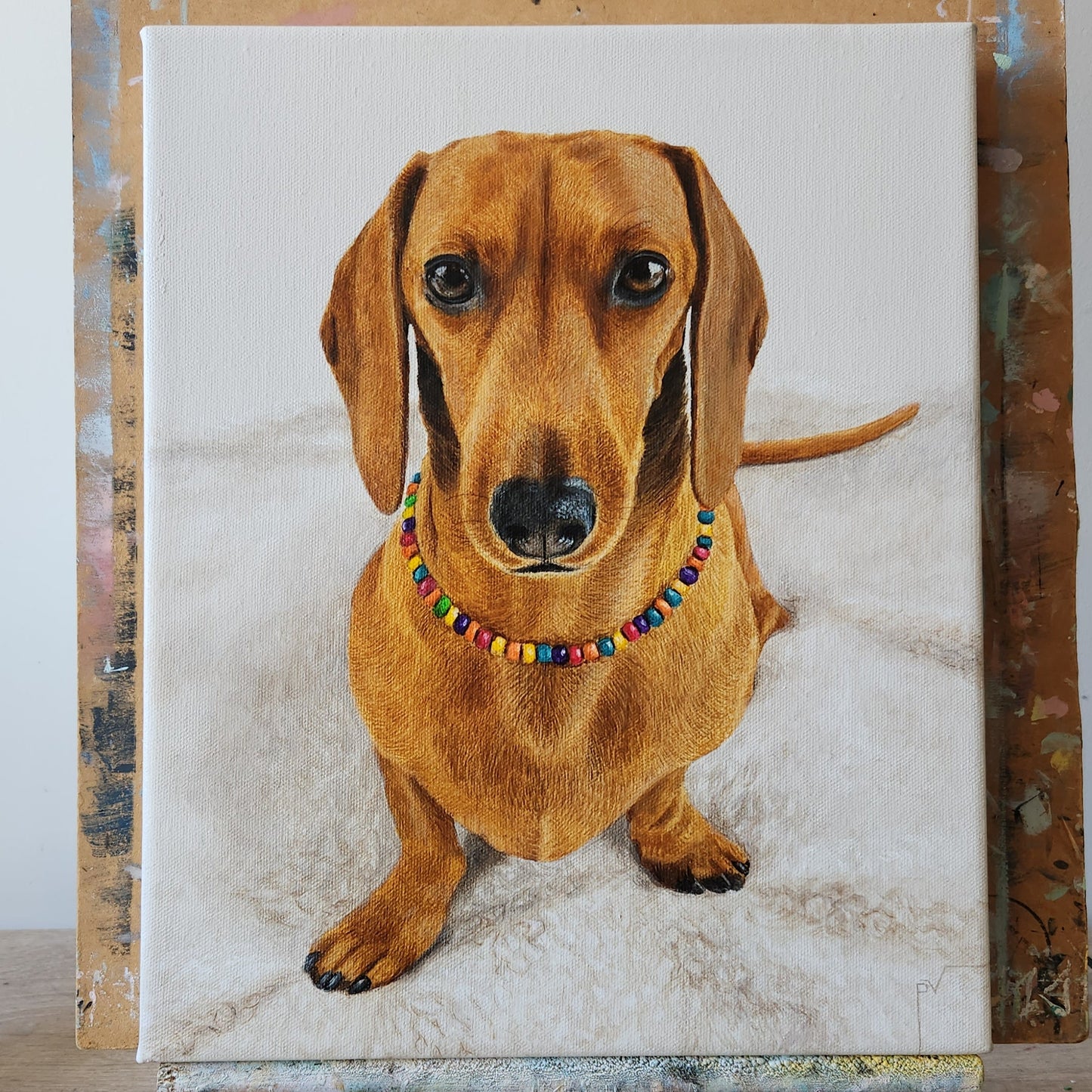 Retrato de Mascota Extra Grande 30 cm x 37 cm x 3 cm
