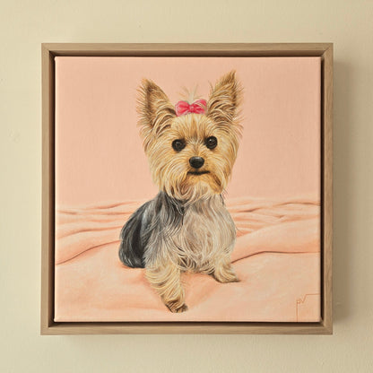 Retrato de Mascota Grande 30 cm x 30 cm x 3 cm