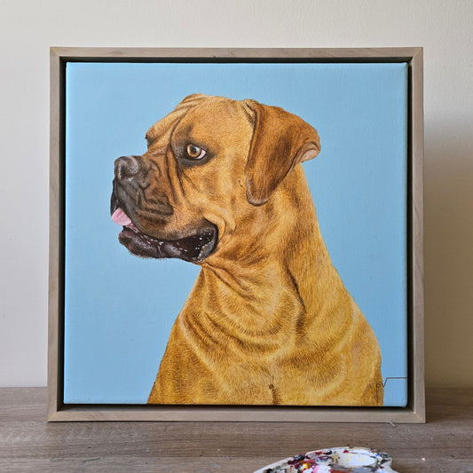 Retrato de Mascota Grande 30 cm x 30 cm x 3 cm