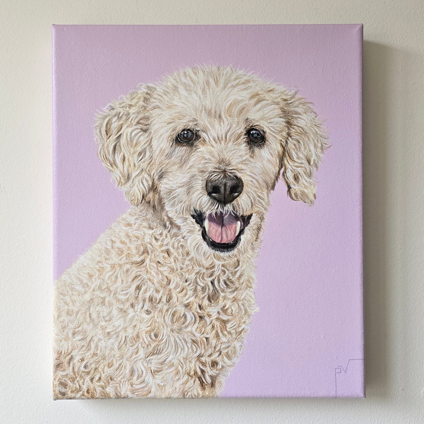 Retrato de Mascota Mediano 25 cm x 30 cm x 3 cm