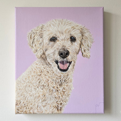 Retrato de Mascota Mediano 25 cm x 30 cm x 3 cm