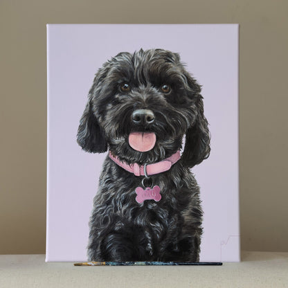 Retrato de Mascota Extra Grande 30 cm x 37 cm x 3 cm