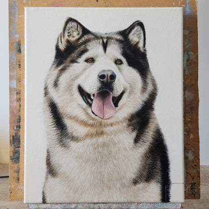Retrato de Mascota Extra Grande 30 cm x 37 cm x 3 cm
