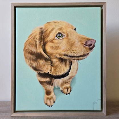 Retrato de Mascota Mediano 25 cm x 30 cm x 3 cm