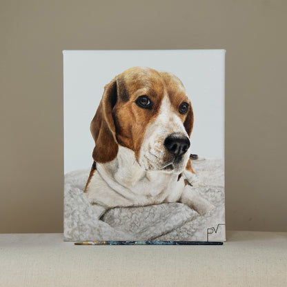 Retrato de Mascota Mediano 25 cm x 30 cm x 3 cm